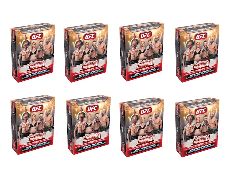 2026 Topps Stadium Club UFC Mega Box 8x Lot