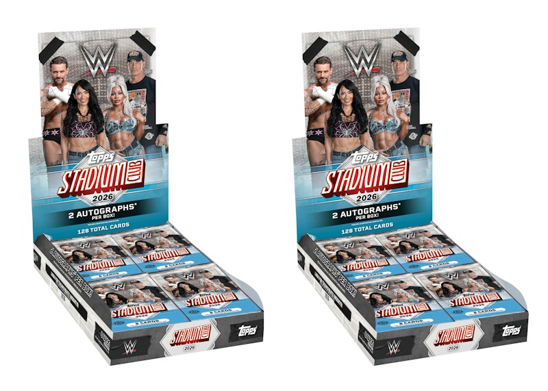 2026 Topps Stadium Club WWE Hobby Box 2x Lot