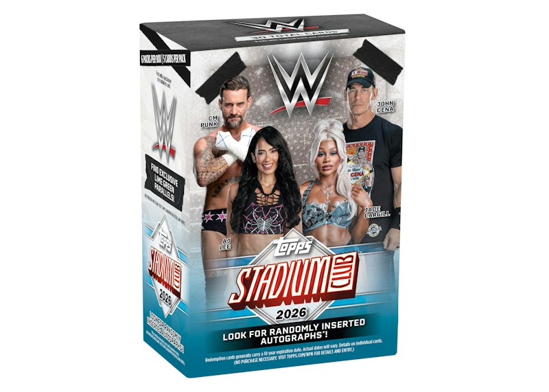 2026 Topps Stadium Club WWE Value Box