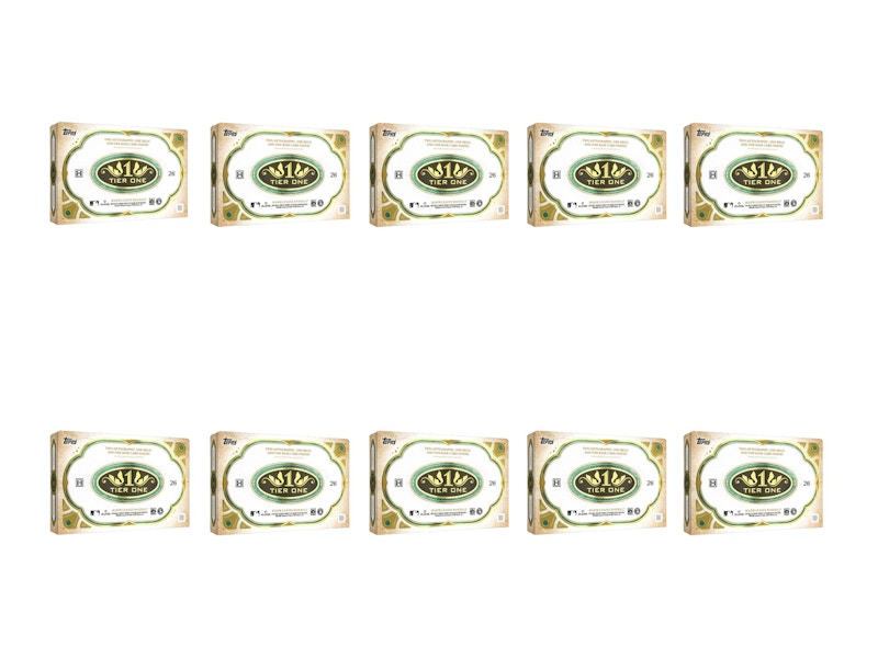 2026 Topps Tier One Baseball Hobby Box 10x Lot