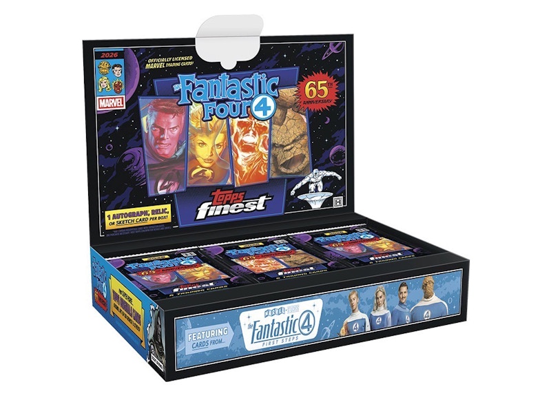 2026 Topps Topps Finest Fantastic Four Hobby Box