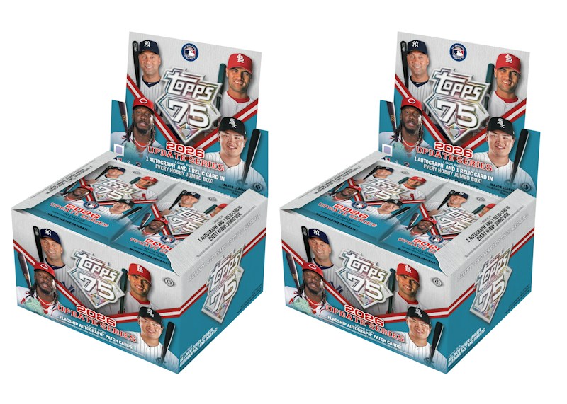 2026 Topps Update Series Baseball Jumbo Box 2x Lot