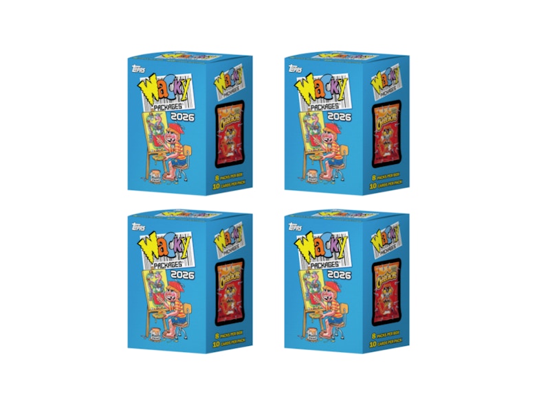 2026 Topps Wacky Packages All New Series Box 4x Lot