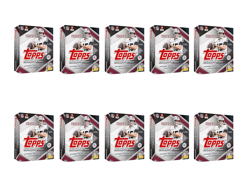 2027 Topps Flagship Football Mega Box 10x Lot