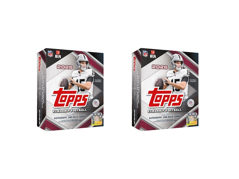 2027 Topps Flagship Football Mega Box 2x Lot