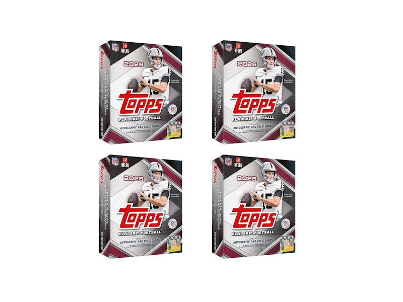 2027 Topps Flagship Football Mega Box 4x Lot