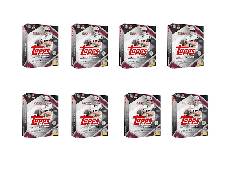 2027 Topps Flagship Football Mega Box 8x Lot