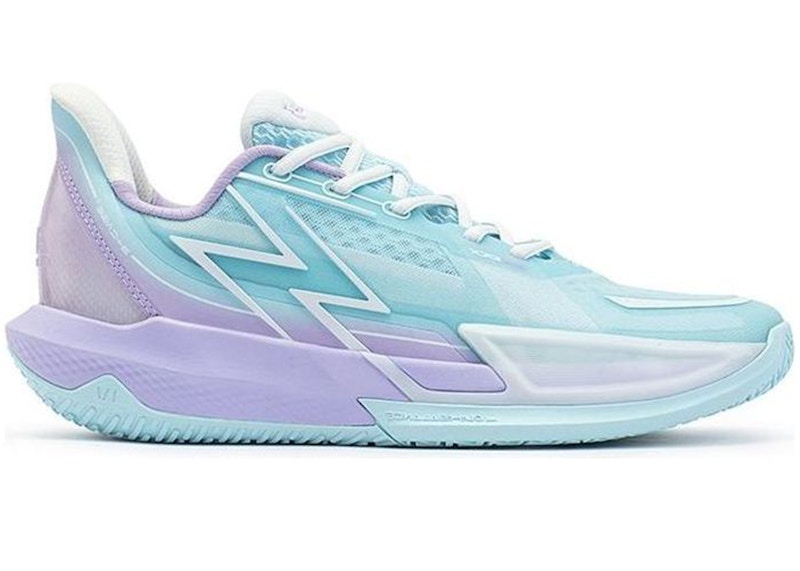 Pre-owned 361 Degrees Men's Big3 4.0 Quick Mein Mein Ice Sneakers In Aqua/purple