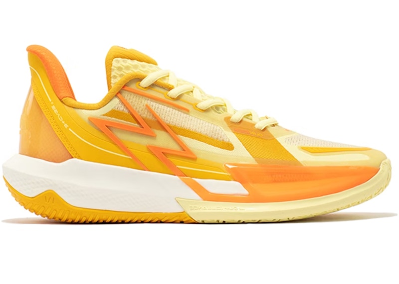 Pre-owned 361 Degrees Men's Big3 4.0 Quick Soda Sneakers In Yellow/orange