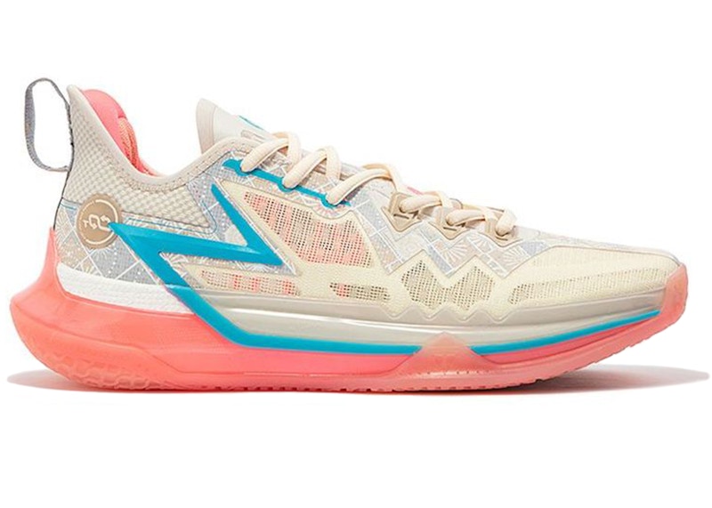 Pre-owned 361 Degrees Men's Big3 Future Sneakers In Silk/blue/pink