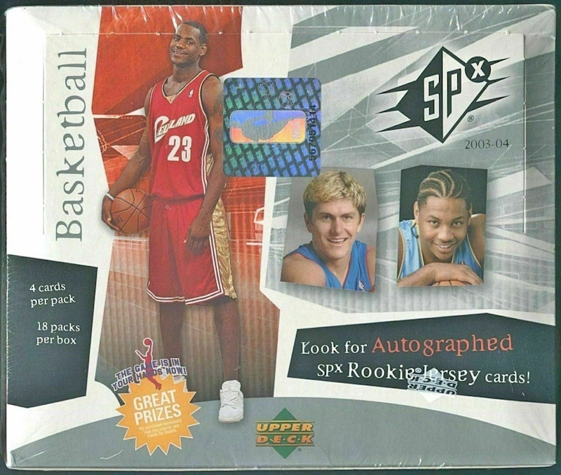 2003-04 Upper Deck SPX Basketball Hobby Box - 2003-04 - US