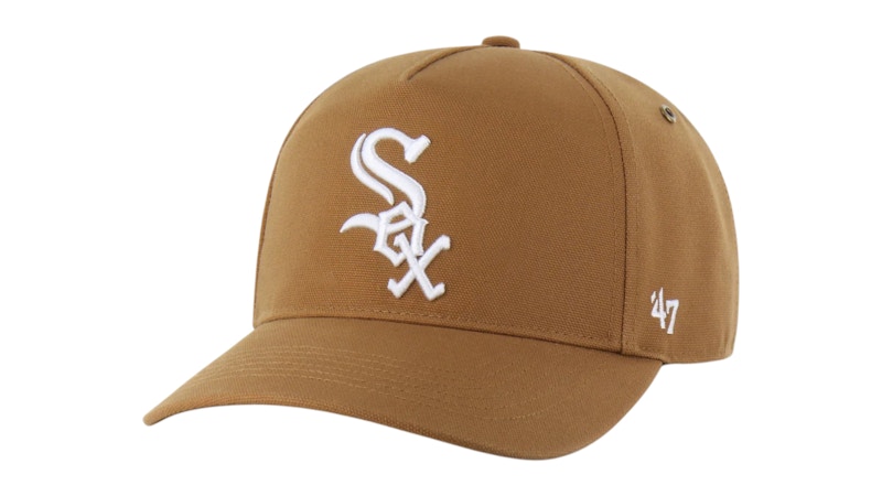Pre-owned 47 Brand X Carhartt Mlb Chicago White Sox Hitch Cap In Brown