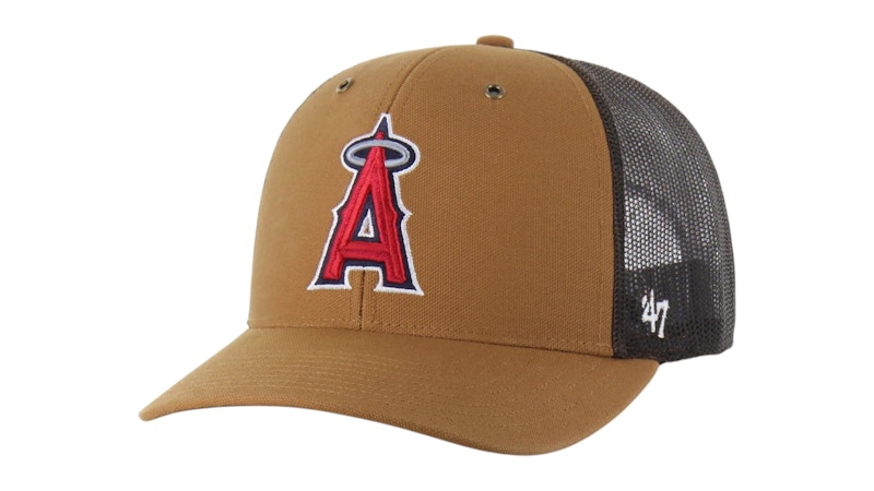 47 Brand x Carhartt MLB Los Angeles Angels Trucker Cap Brown - Main Image