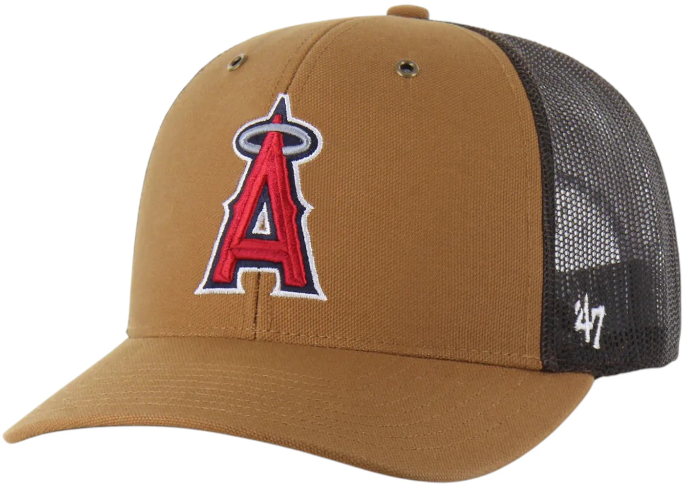 47 Brand x Carhartt MLB Los Angeles Angels Trucker Cap Brown