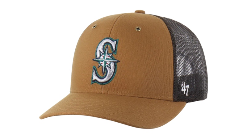 47 Brand x Carhartt MLB Seattle Mariners Trucker Cap Brown
