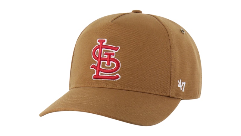 Pre-owned 47 Brand X Carhartt Mlb St. Louis Cardinals Hitch Cap In Brown