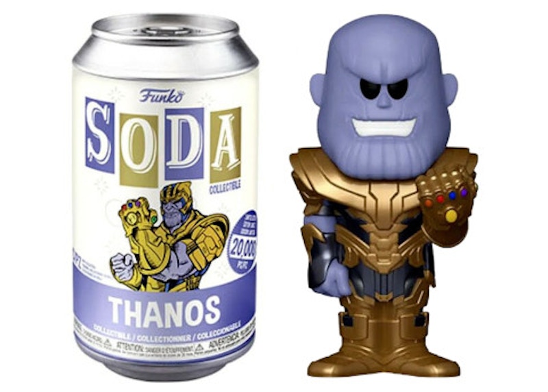 Funko Soda Marvel Thanos Opened Can Chase Figure
