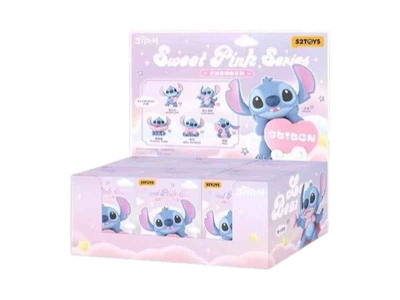 スティッチ 52TOYS Sweet Pink Series 52Toys Disney Stitch Sweet Pink Series Figures Sealed Case