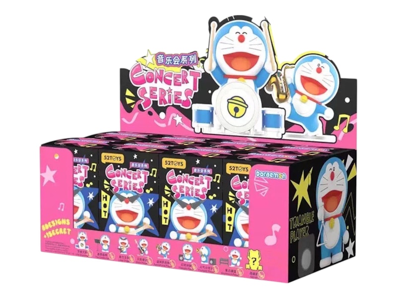 52Toys Doraemon Concert Series Figure Sealed Case (8 Blind Box) - US