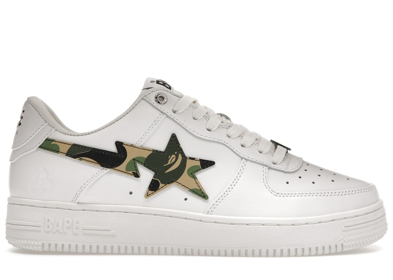 A Bathing Ape Bape Sta Low ABC Camo White Green (2022) メンズ ...