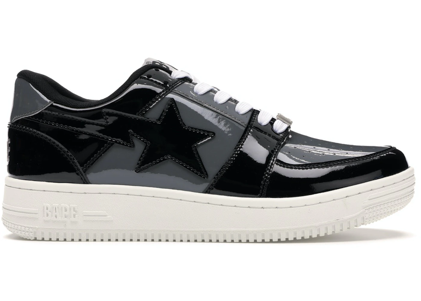 Bape shoes 2024 black and white