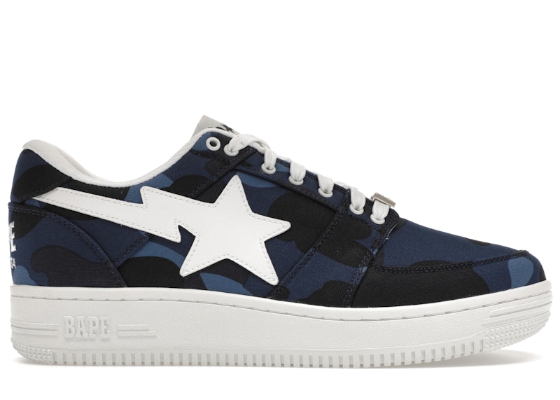 A Bathing Ape Bape Sta Low Color Camo Navy - 1E80191002-NVY - US