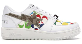 A bathing ape bapesta low double star white hotsell