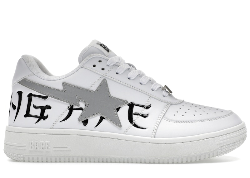 A Bathing Ape Bape Sta Low White 3M - 1G20180005-YL - US