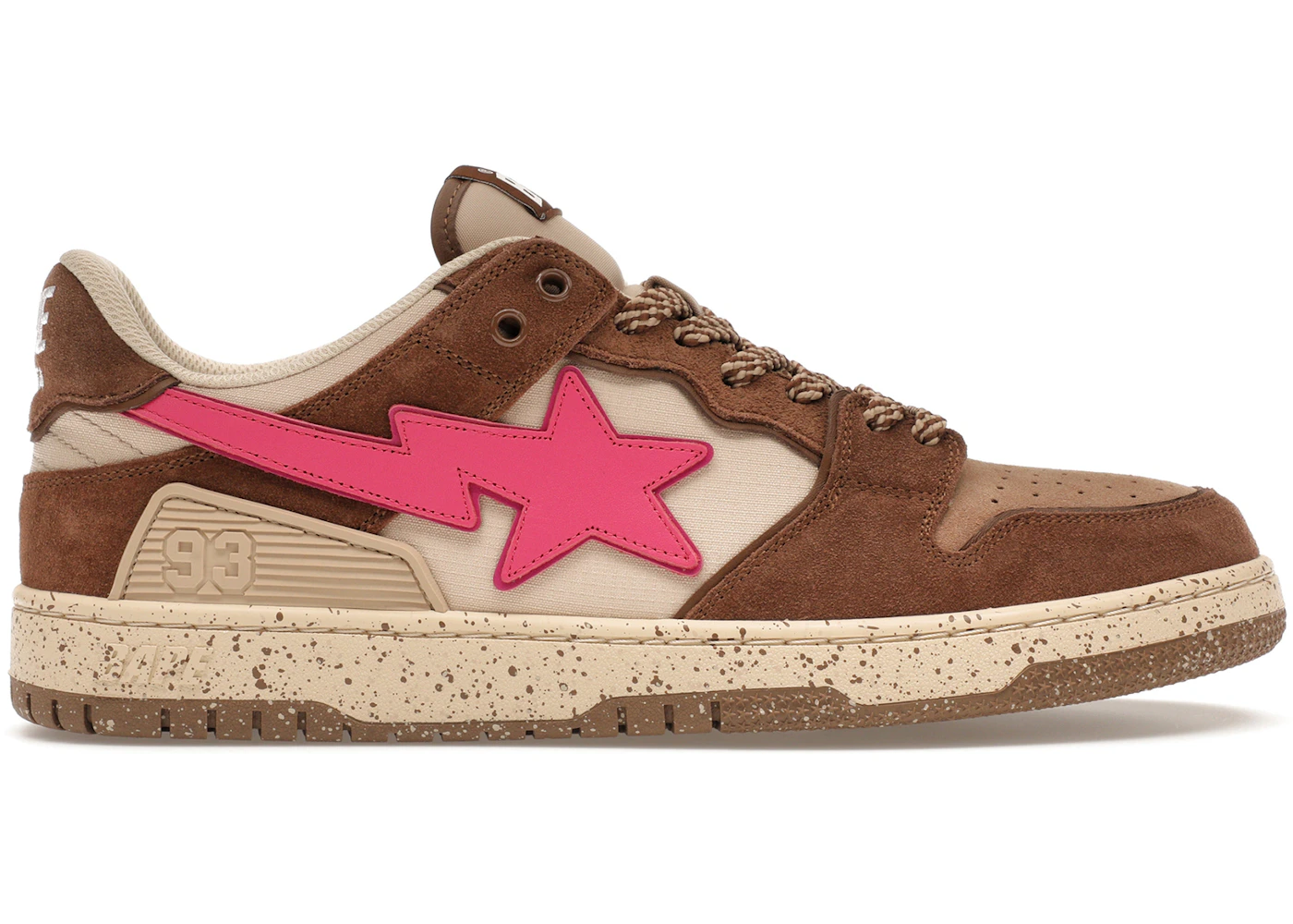 A Bathing Ape Bape Sk8 Sta Brown Bapesta Shoes A Bathing Ape Bape