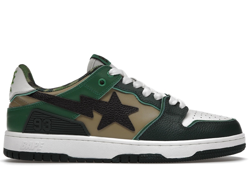 A Bathing Ape Bape SK8 Sta ABC Camo Green (2022)