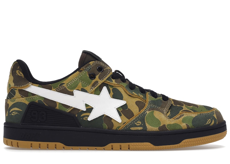 A Bathing Ape Bape SK8 Sta ABC Camo Green Men's - 001FWH201042X ...