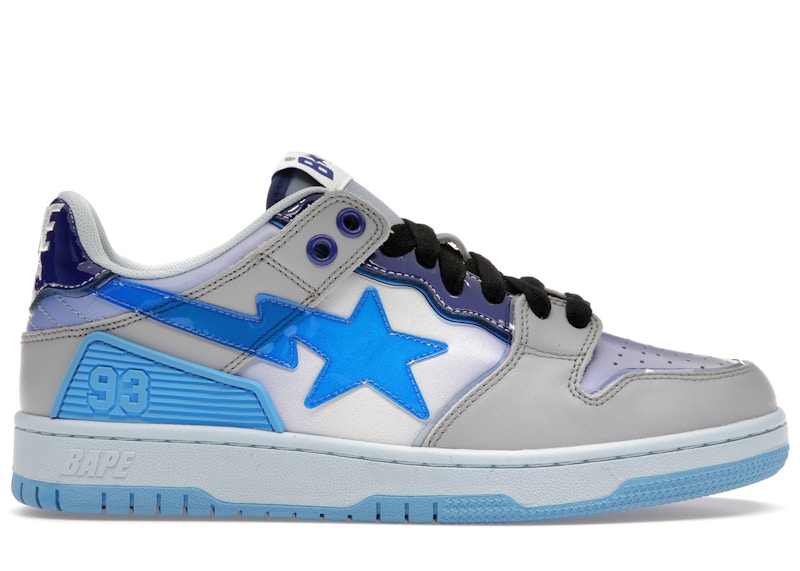 A Bathing Ape Bape SK8 Sta Blue White Men's - 1I30-191-003/1I30 