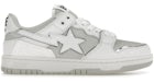 A Bathing Ape Bape SK8 Sta bianco argento grigio