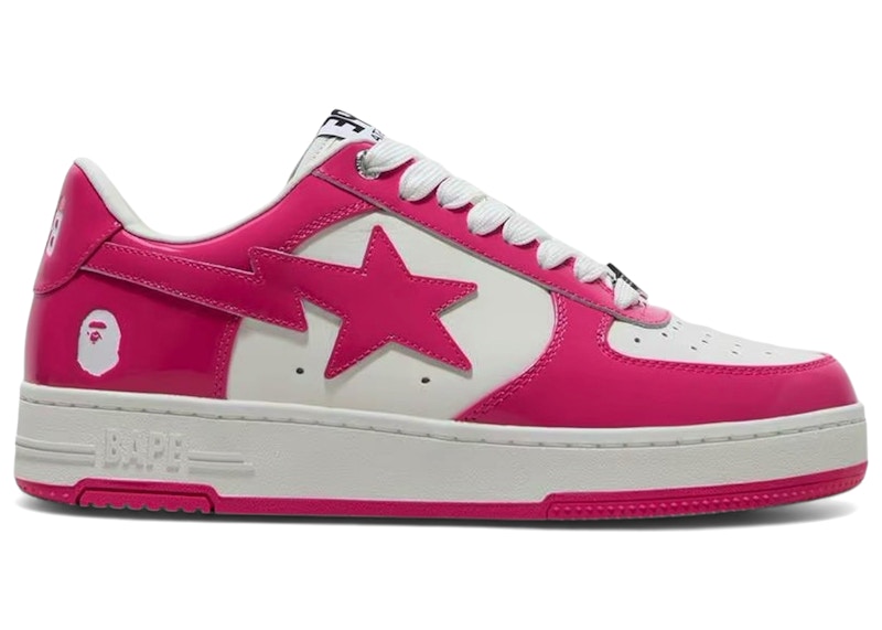 Men's A Bathing Ape Bape Sta #1 M2 Sneakers in Pink