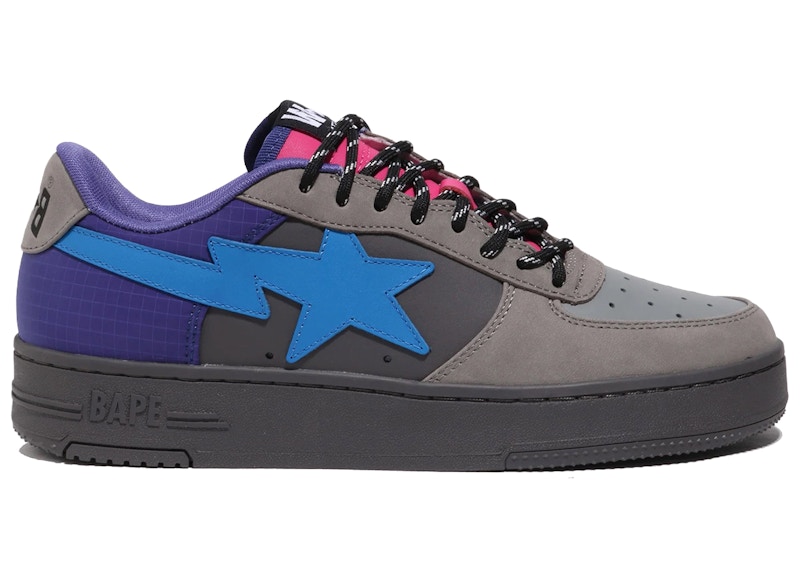 Men's A Bathing Ape Bape Sta #2 by Kazuki Kuraishi Sneakers in Gray