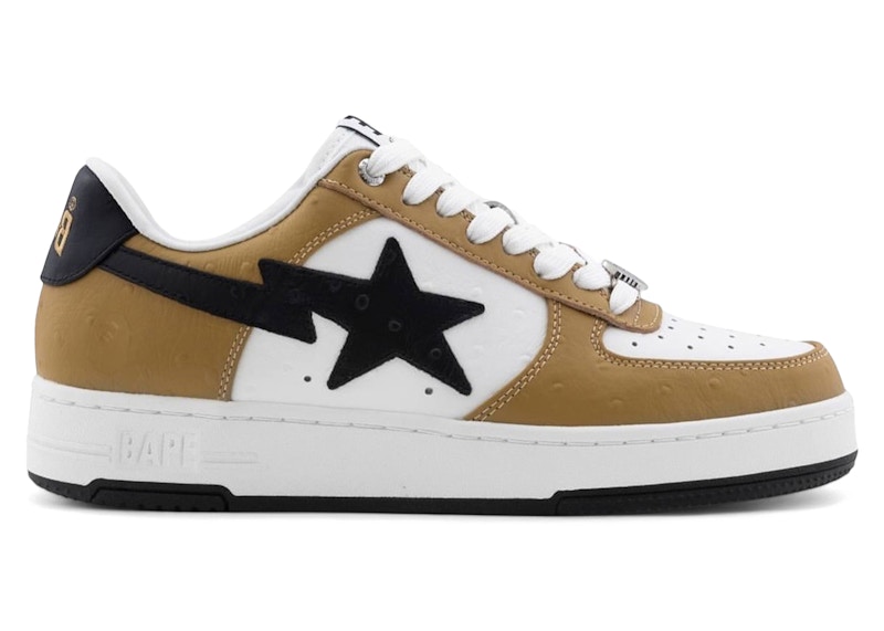 A Bathing Ape Bape Sta #3 Brown Black Ostrich - 1L80-191-303/1L80-291-303/001FWL801303-BRW