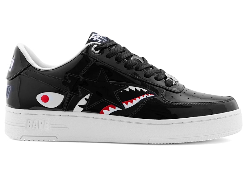 A Bathing Ape Bape Sta #3 Shark Black Men's - 1M30-191-303/1M30