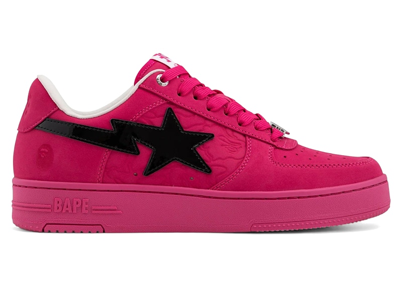 A Bathing Ape Bape Sta #4 Pink Black Men's - 1L30-191-310