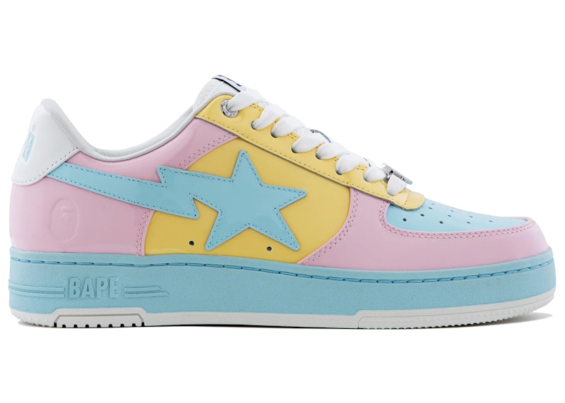 A Bathing Ape Bape Sta #6 Patent Sax Pink メンズ - 1M30-191-328
