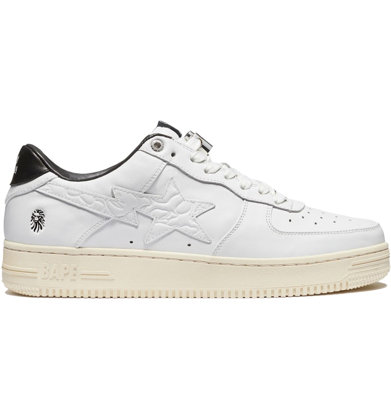 A Bathing Ape Bape Sta Black White Silver Men's 1H70-191-022 US