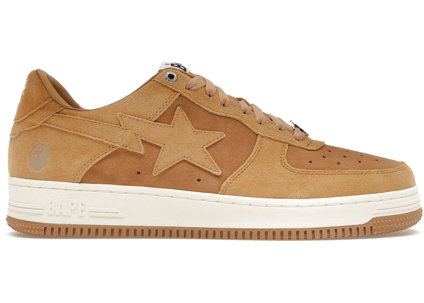 A Bathing Ape Bape Sta Beige Suede Men's 1H70-191-004 US