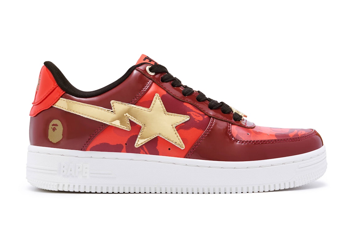 Pre-owned Bape A Bathing Ape  Sta Cny Project In Red/gold/white