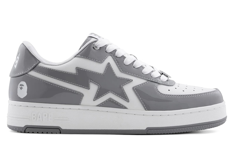 A Bathing Ape Bape Sta Icon Low #1 Gray