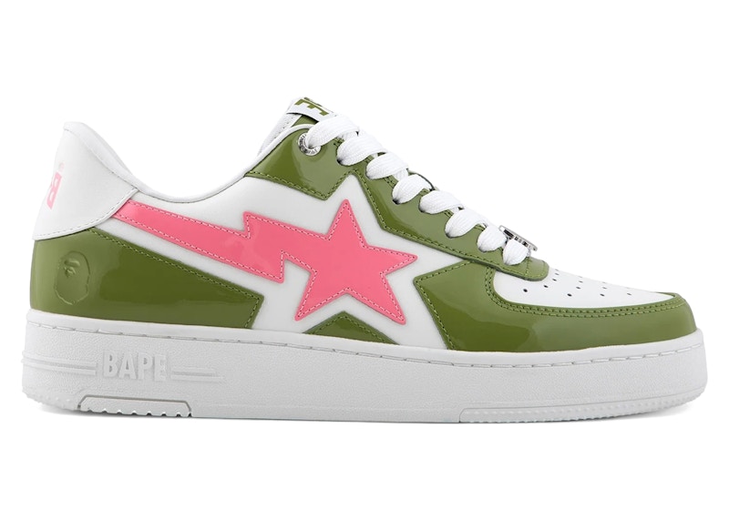 A Bathing Ape Bape Sta Icon Low #2 Green メンズ - 1L30-191