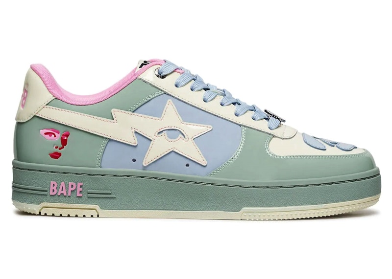 A Bathing Ape Bape Sta KidSuper Green メンズ - スニーカー - JP