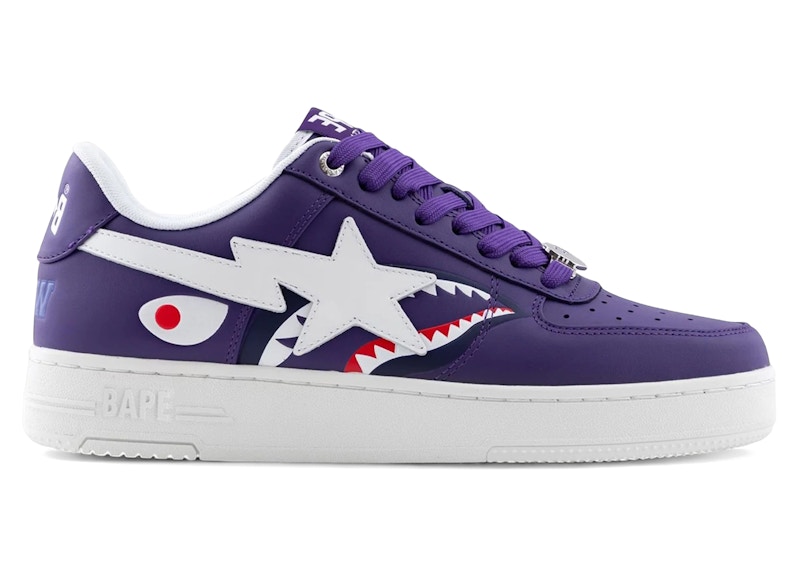 A Bathing Ape Bape Sta Low #2 Shark Purple - 1L80-191-302/1L80-291-302/001FWL801302-PUR