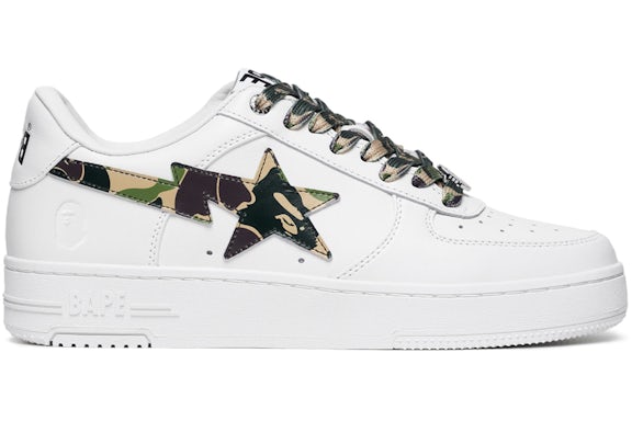 A Bathing Ape Bape Sta Low ABC Camo White Green (2025) Men's - 1K70-191-335-GRN/1K70-291-330-GRN