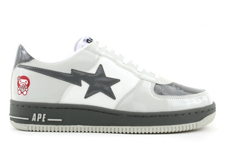 A Bathing Ape Bape Sta Low Baby Milo Grey Men's - FS-001 693 - US