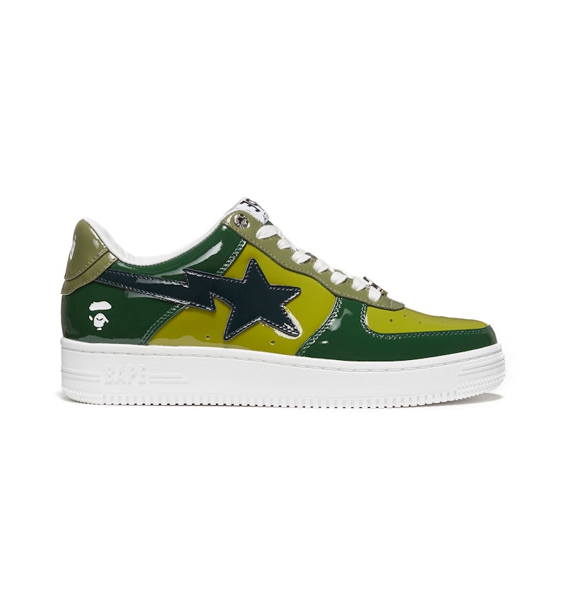 A Bathing Ape Bape Sta Low Color Camo Combo Green Men's