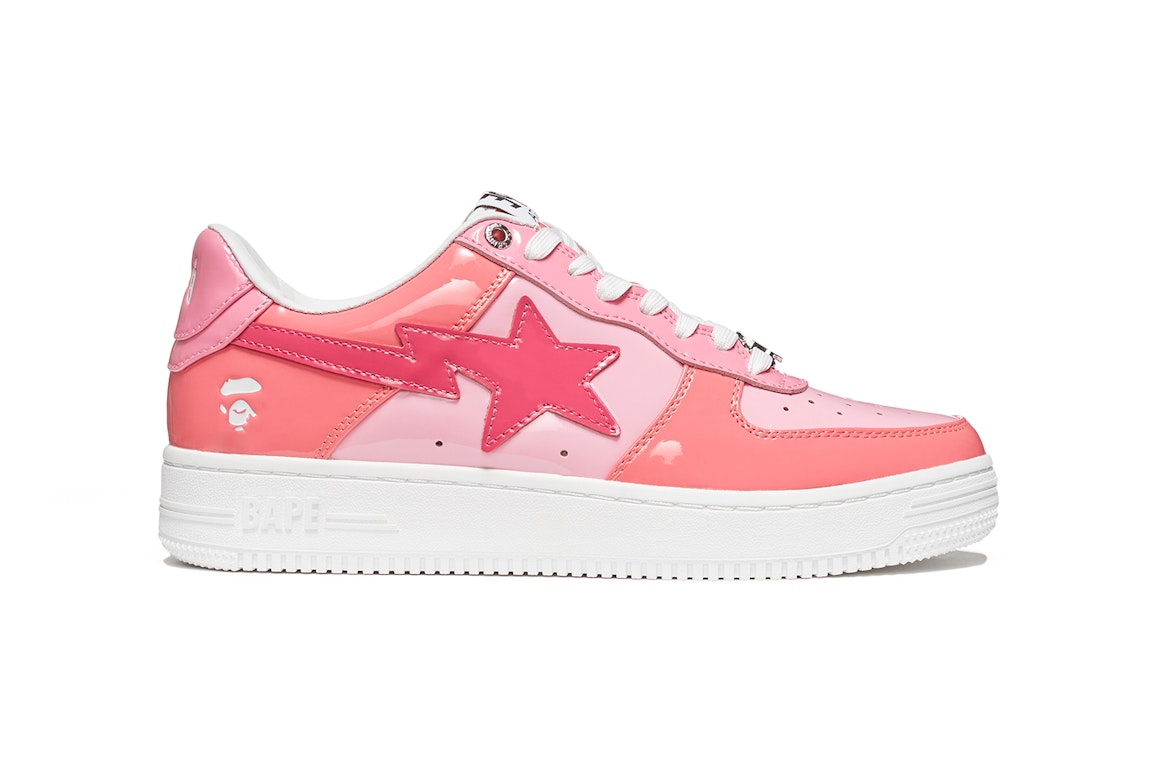 Pre-owned Bape A Bathing Ape  Sta Low Color Camo Combo Pink In Colour Camo Combo Pink